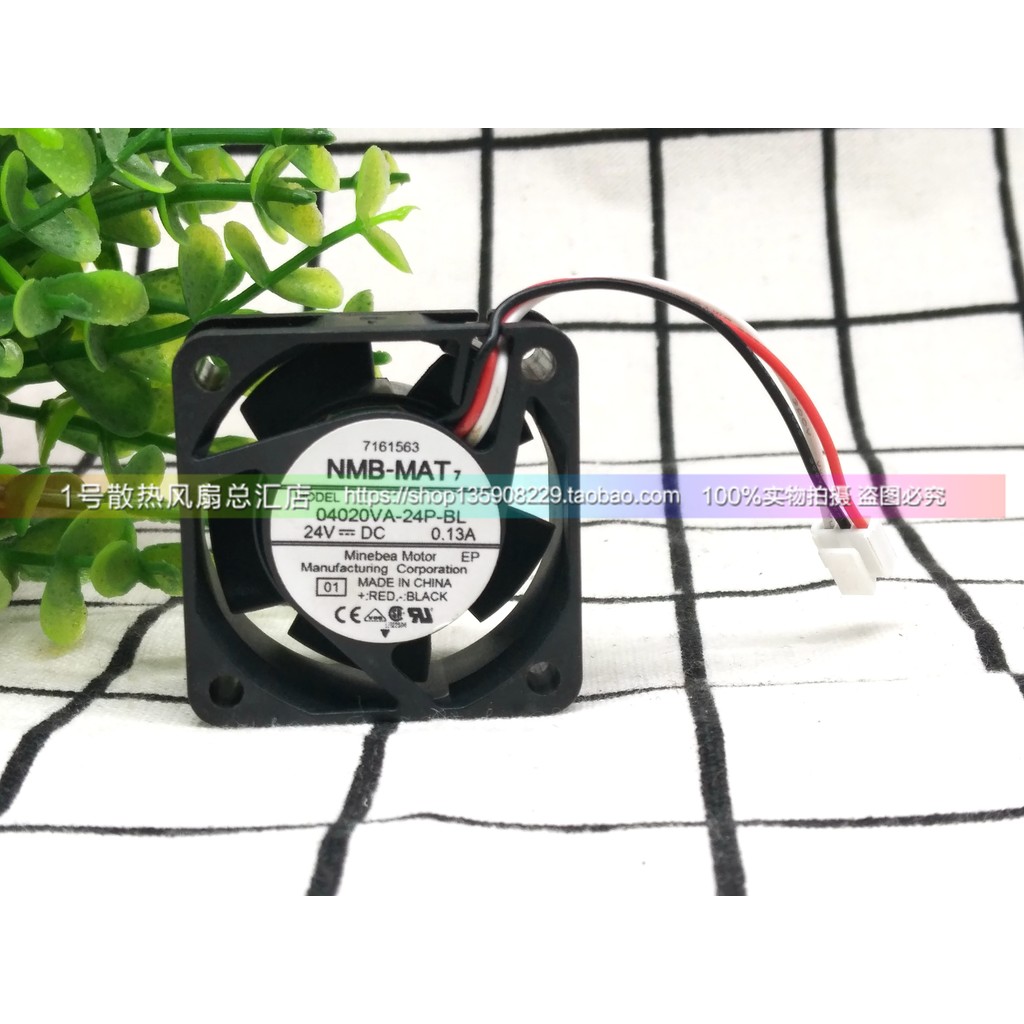 Quạt truyền động biến tần NMB 04020VA-24P-BL 24V 0.13 A 4020 Agawa 7 Series