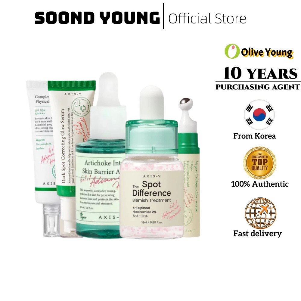 [AXIS-Y] Tinh chất chống mụn 15ml / Serum dưỡng mắt dưỡng ẩm 10ml / Da Barrier Ampoule 30ml / Kem ch