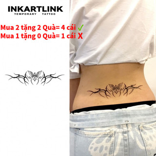  Inkartlink Miếng dán hình xăm tạm thời chống nước lưng dưới Bộ hình xăm giả bán vĩnh viễn dành cho phụ nữ 