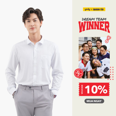 Áo sơ mi nam YODY dài tay, có túi ngực, chất lụa nến mềm mịn, chống nhăn lịch lãm dáng slim fit  TRA - SPM5005
