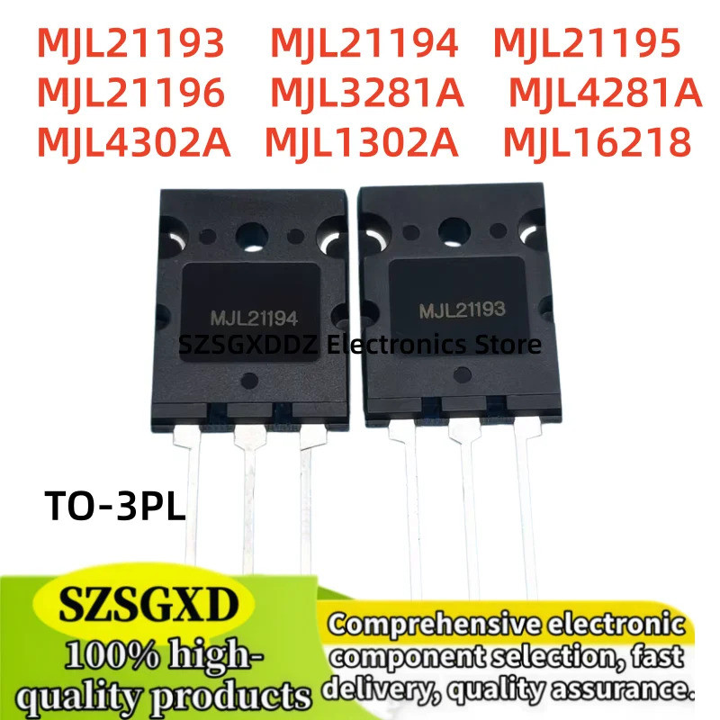 5 Chiếc MJL21195 MJL16218 MJL4302A MJL21196 MJL21194 MJL1302A MJL4281A MJL3281A MJL21193 TO-3PL Hiệu