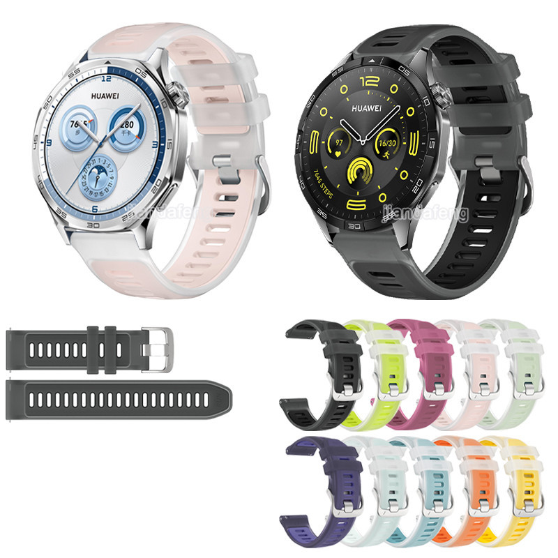 Dây đeo silicon thạch mờ cho Huawei Watch GT6 GT5 GT4 46mm 41mm GT5 pro 42mm GT3 Pro 46mm Watch 4 Pr