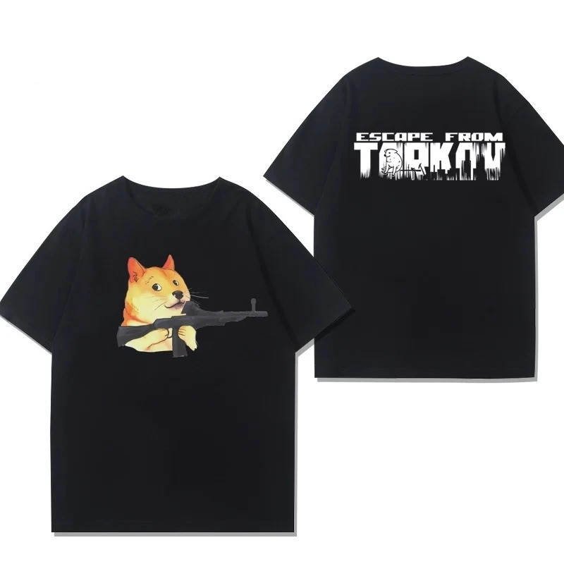 Áo thun họa tiết Escape from Tarkov Cotton 1 tay ngắn cổ tròn Thích hợp cho cả nam và nữ (Size S – 5
