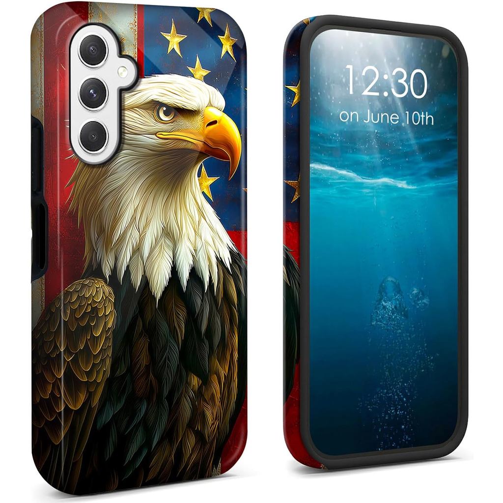Dành Cho Galaxy A17 5G Ốp Điện Thoại 2025 Hai Lớp Bìa Cứng PC + TPU Mềm Chống Sốc Bảo Vệ Điện Thoại 