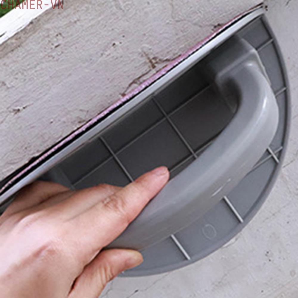 【CHAMER】Semicircular Inner corner Sandpaper Holder Flocked Disk for Wall Putty Grinding【HomeLiving】