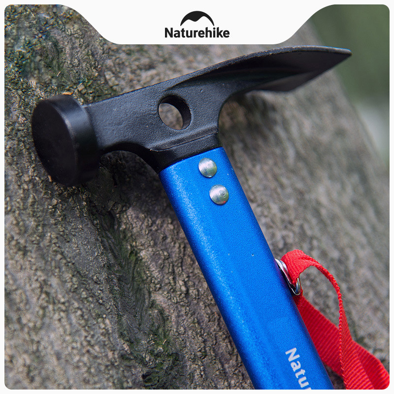 Naturehike Na Uy Công cụ đa chức năng ngoài trời Lều cắm trại Ground Nail Hammer Engineer Wilderness