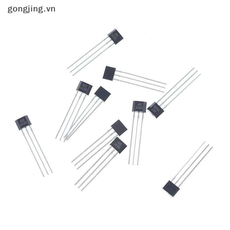Gongjing 10 Chiếc Hall element 49E OH49E SS49E Cảm Biến Tuyến Tính Hall Cảm Biến VN