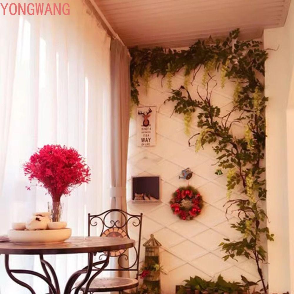 YONGWANG66ZX Cây mô phỏng Cây nho, Cây nho khô treo có thể tái sử dụng nhân tạo, Trang trí cảnh quan