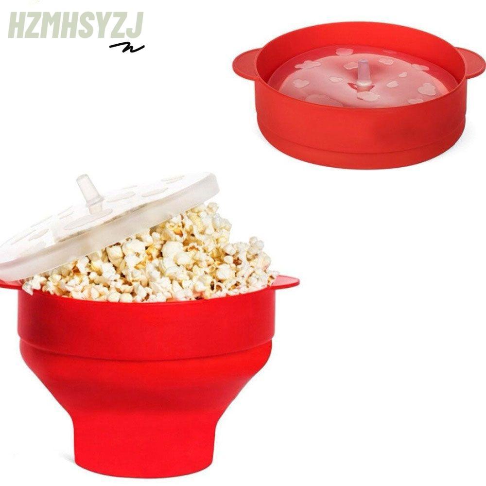 HZMHSYZJ Silicone Popcorn Bát Nhà Bếp Xô Lò Vi Sóng Máy Làm Bắp Rang