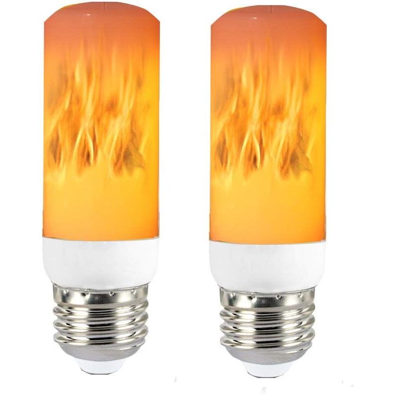 QLEE Bóng đèn hiệu ứng ngọn lửa Led 3w Bóng đèn lửa nhấp nháy có hiệu ứng ngược Bóng đèn ngọn lửa mà