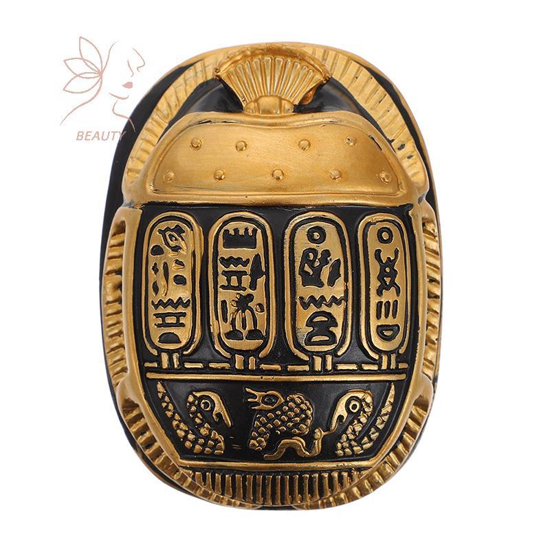 [maybeauty] Bùa hộ mệnh Ai Cập cổ đại Hình động vật Scarab Trang trí độc đáo Mini Scarab Beetle Lưu 