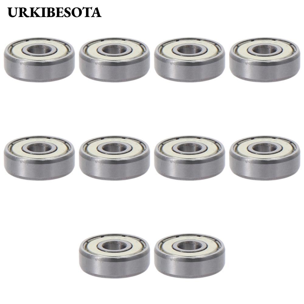 URKIBESOTA 10 Vòng bi kín đôi, Vòng bi bi rãnh sâu 6mm x 19mm x 6mm được bôi trơn sẵn, Động cơ vòng 