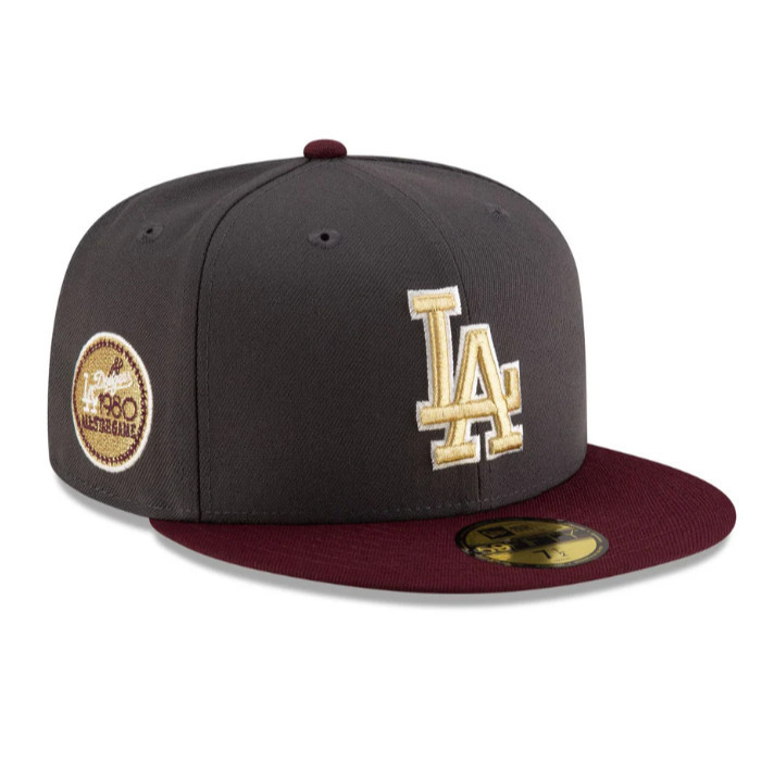 Mũ MLB 59FIFTY Los Angeles Dodgers full cap đóng sau