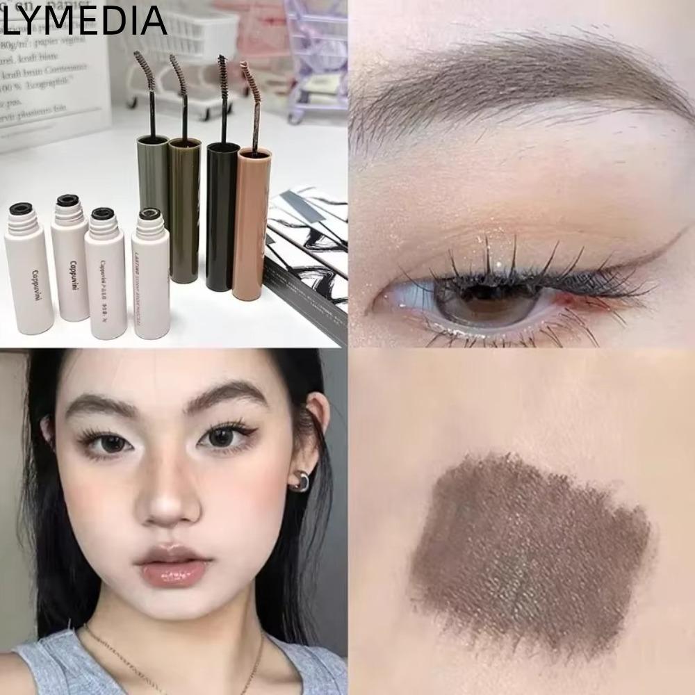 Kem nhuộm lông mày LYMEDIA, Gel nhuộm màu xám nâu khô nhanh, Thuốc tăng cường lông mày lâu trôi khôn