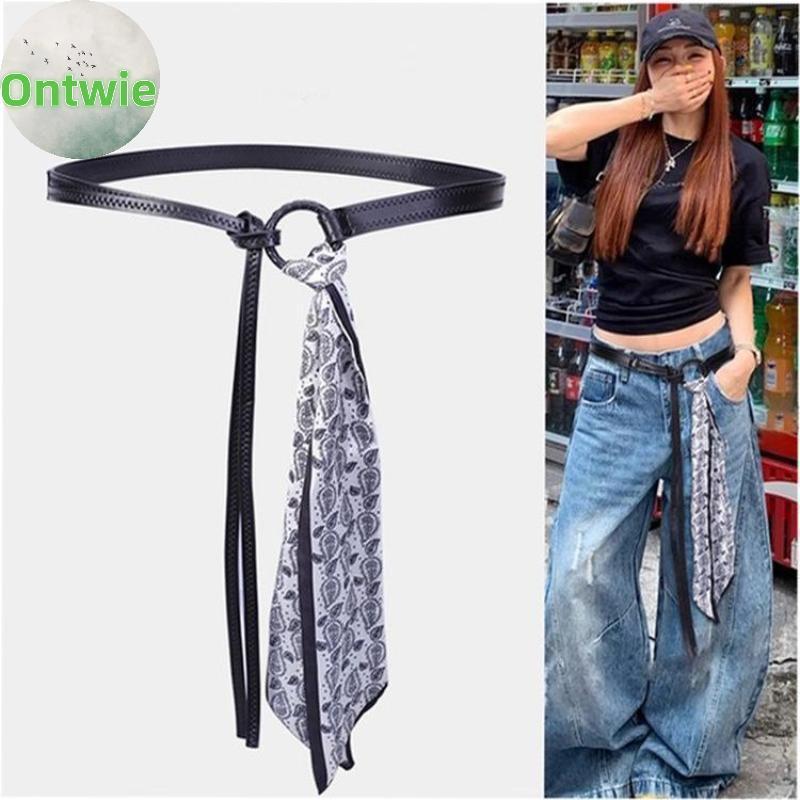 Thắt lưng retro punk bé gái da PU, style Boho-Y2K, phù hợp với quần jean và đầm dây