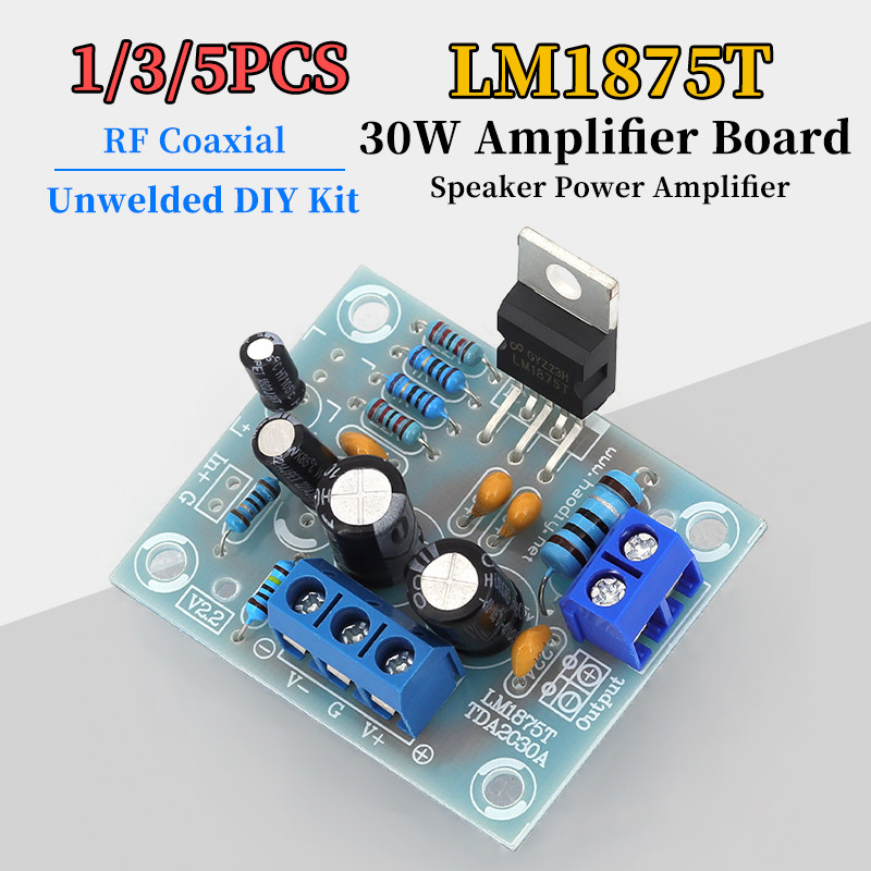 1 / 3 / 5 Chiếc LM1875T Mono Boom Cấp Công Suất 30W Bảng Khuếch Đại Loa Bộ Khuếch Đại Công Suất PCB 