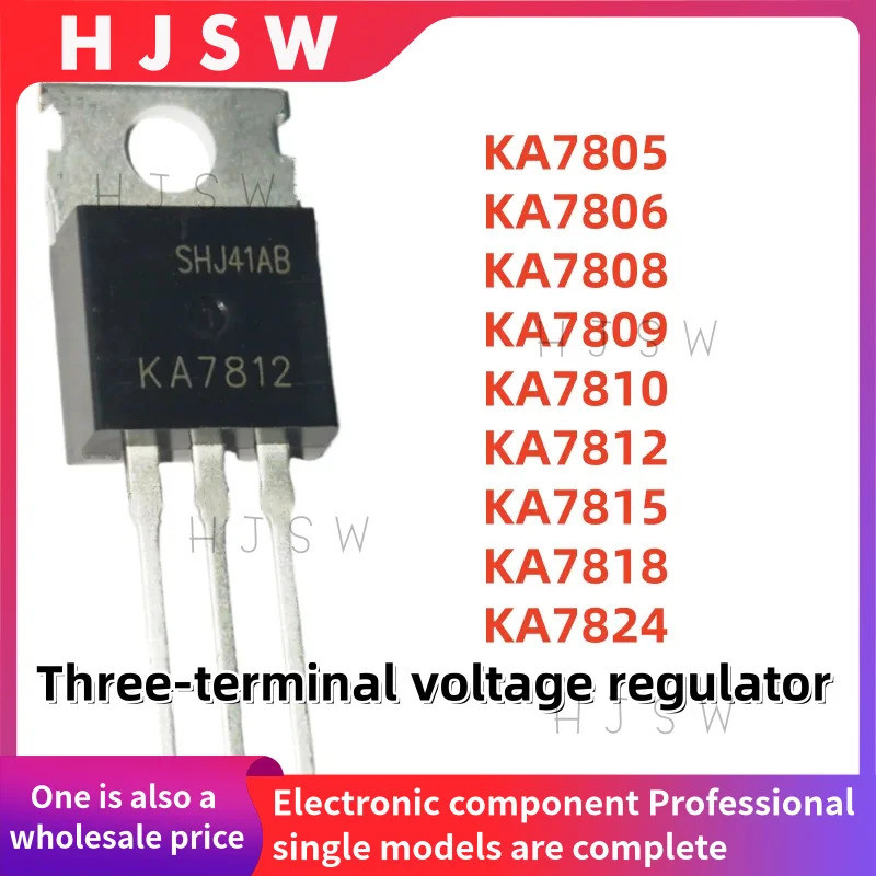 5 CÁI KA7805 KA7806 KA7808 KA7809 KA7810 KA7812 KA7815 KA7818 KA7844 KA TO-220 Diode điều chỉnh điện