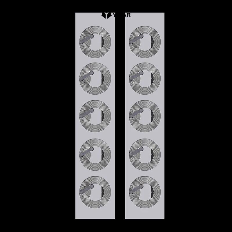 YIBAR 10 Chiếc Ntag213 Ntag215 NFC Thẻ Dán 13.56 MHz ISO14443A Nhãn Điện Thoại Có Sẵn RFID Nhãn Dính