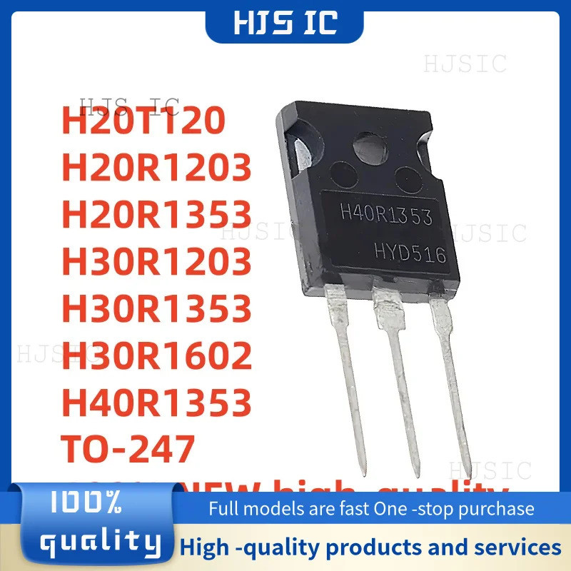 5 Chiếc H20R1203 H20R1353 H20T120 H30R1203 H30R1353 H30R1602 H40R1353 TO-247 Hiệu Ứng Trường Transis