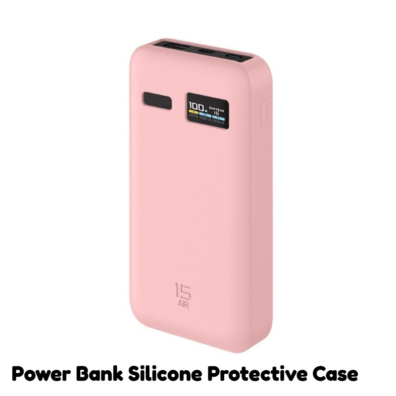 Ốp Silicon Power Bank Cho CUKTECH No.15 AIR 15000mAh 100W Vỏ Mềm Bảo Vệ Chống Rơi Cho CUKTECH No.15 