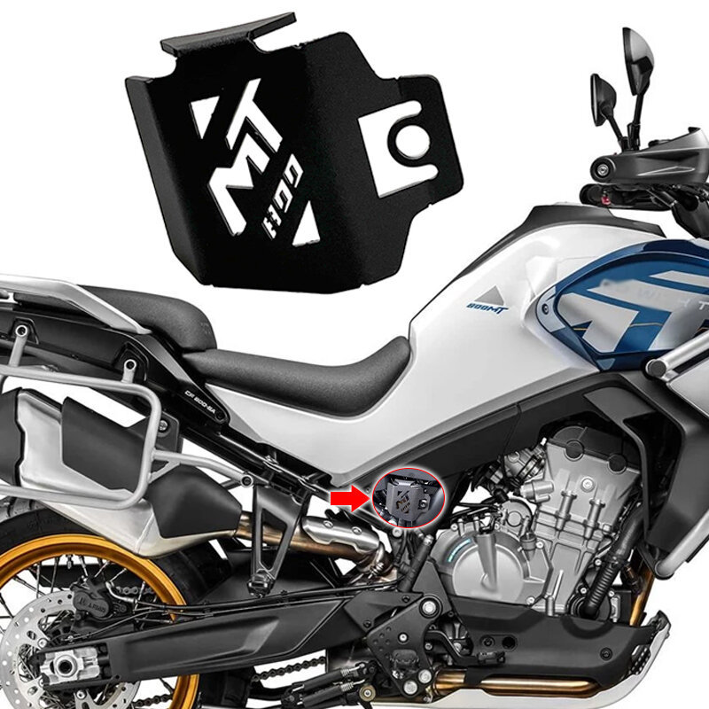 Cho CFMOTO 800MT-X 800MTX 800MT Phụ Kiện Xe Máy CNC Phanh Sau Chất Lỏng Chứa Bảo Vệ CF 800 MT TX MT-