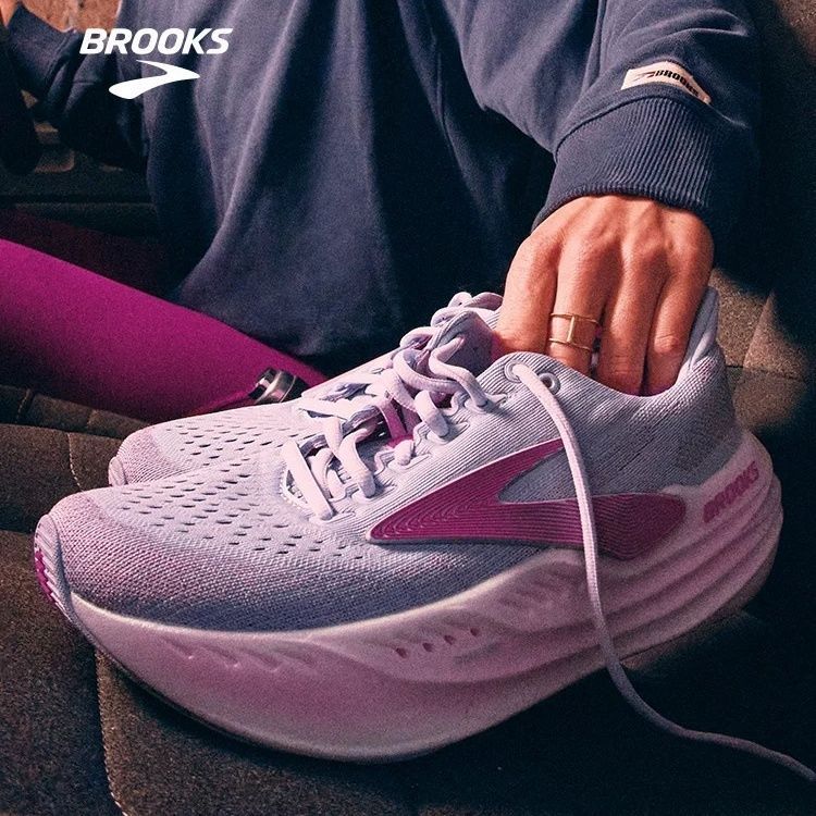 BROOKS BROOKS Glycerin max Siêu Glycerin Chống Sốc Cặp Đôi Chạy Bộ Nam Nữ Dày Đế Marathon