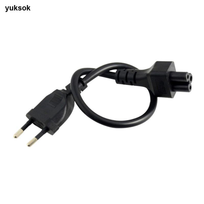 Dây chuyển đổi nguồn EU sang IEC320 C5 Châu Âu 2 chân sang IEC 320 C5 0,3M / 1ft Cáp chuyển đổi dây 