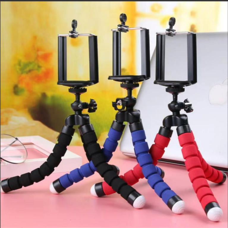 1 Chân Máy Điện Thoại - Kẹp Giữ Camera Di Động, Điện Thoại Thông Minh Monopod Octopus Mini Tripod Ch