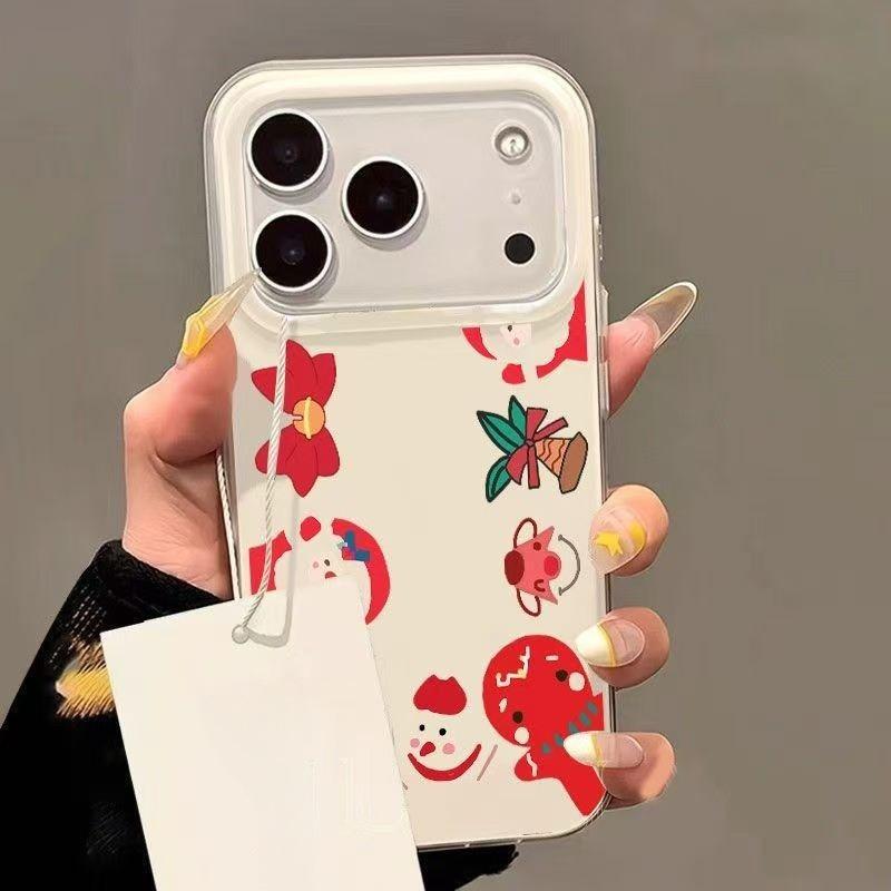 Giáng Sinh Mới Màu Trắng Lỗ Lớn Dành Cho Samsung Galaxy A56 M56 F56 M06 F06 A55 A54 A50 A50S M40S A3