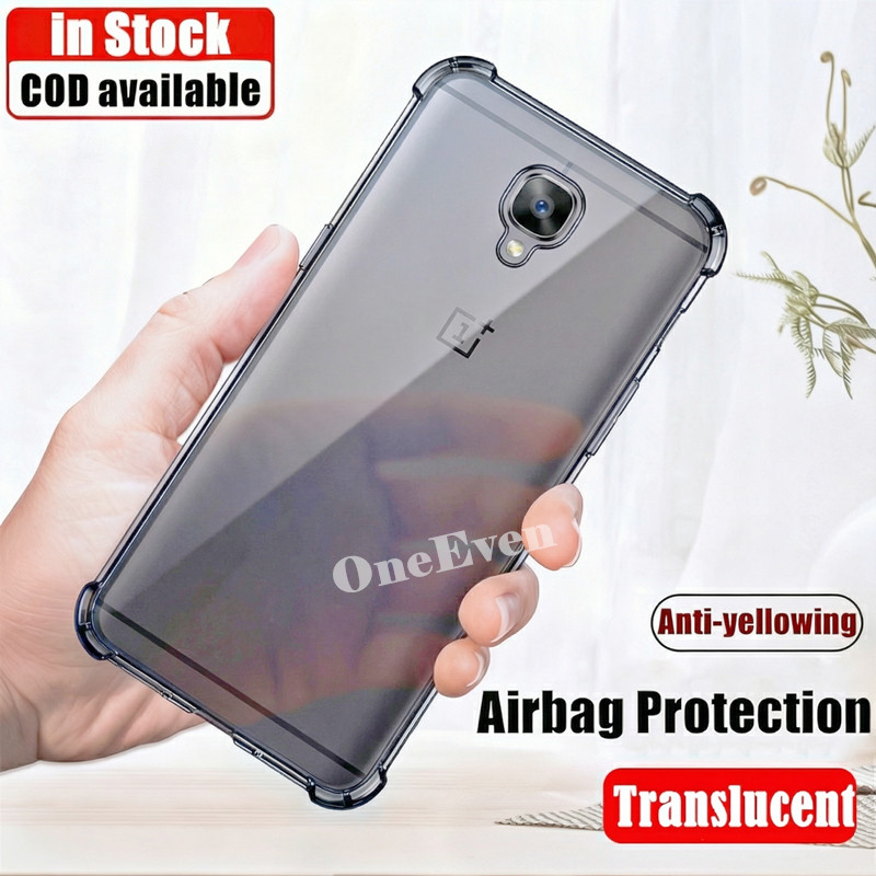 Dành Cho OnePlus 3T A3010 A3003 Silicon Mềm Mờ Đen Thạch Ốp điện thoại Trong Suốt Cấp Quân Sự Chống 