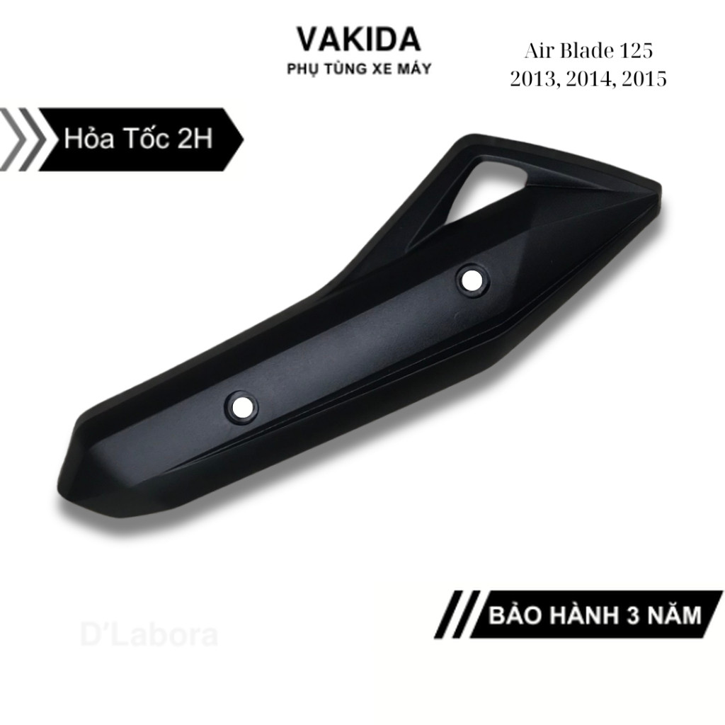 Ốp pô Air Blade AB 125 2013 2014 2015, Ốp bô xe Air Blade 125 2013-2015 kiểu gắn như Zin Phụ tùng xe