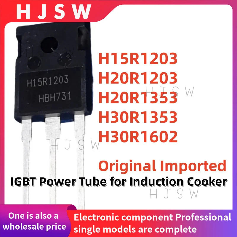 5 Chiếc H15R1203 H20R1203 H20R1353 H30R1353 H30R1602 TO-247 IGBT Ống Điện Cho Cảm Ứng