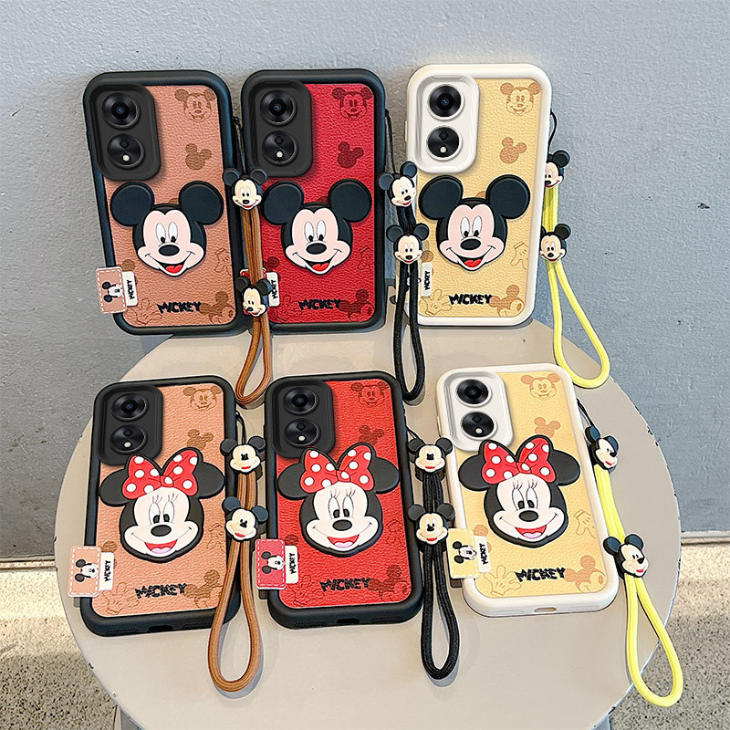 Ốp lưng OPPO A2X 5G Ốp lưng OPPO A78 5G Da họa tiết Dễ thương Tương thích với ốp lưng Mickey Họa tiế