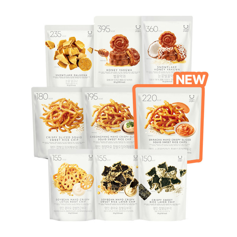 Delight Project Traditional Snack Collection (Bugak/Yakgwa/Dalgona)