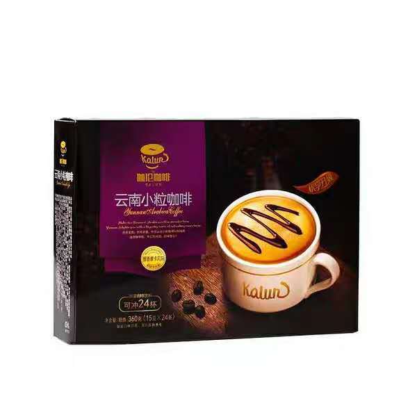 2026新款云南小粒咖啡摩卡风味咖啡360g24条伽伦咖啡询客服Yunnan small grain coffee mocha flavor coffee 36020260514