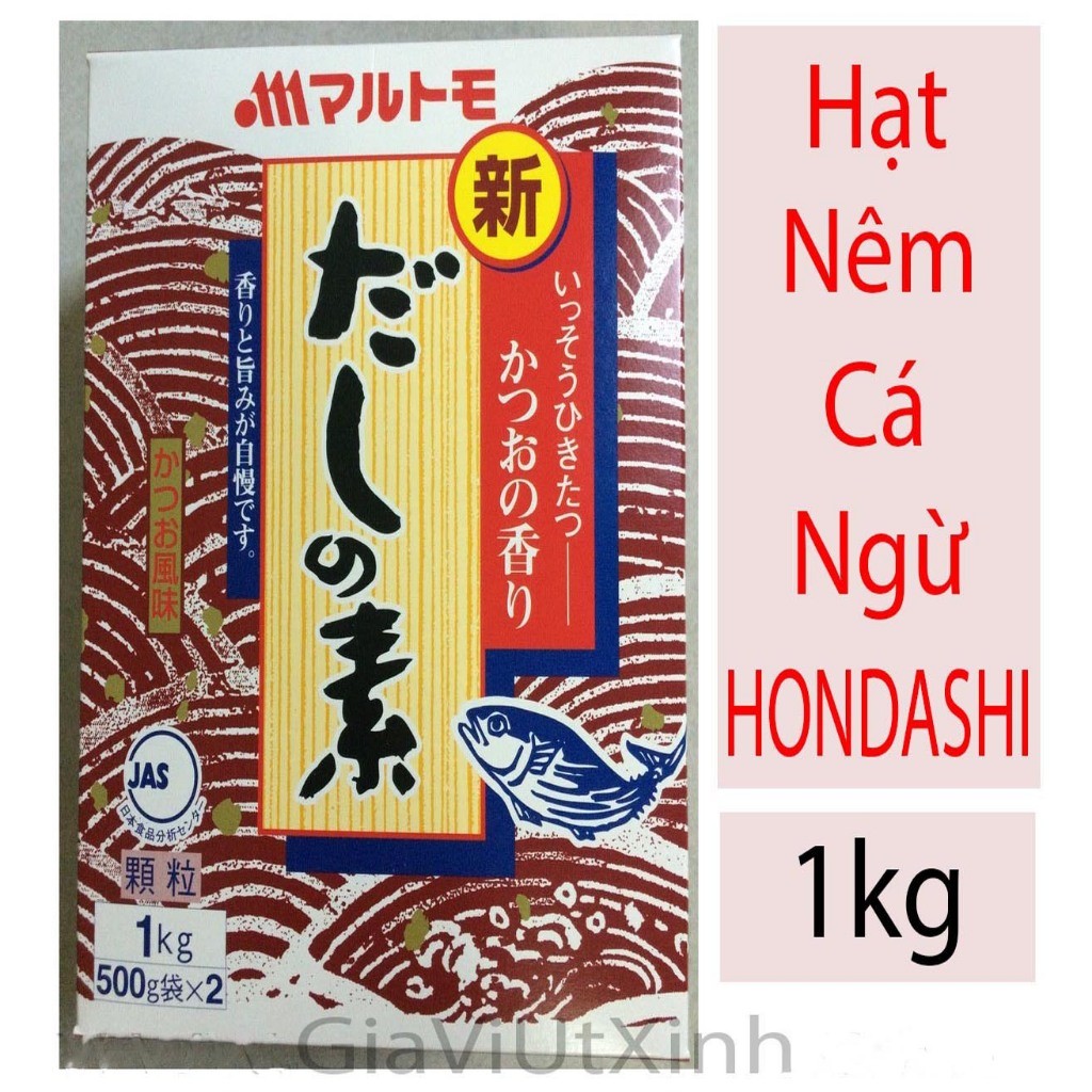 HẠT NÊM CÁ NGỪ HONDASHI MARUTOMO 1KG - HẠT NÊM NHẬT BẢN ..