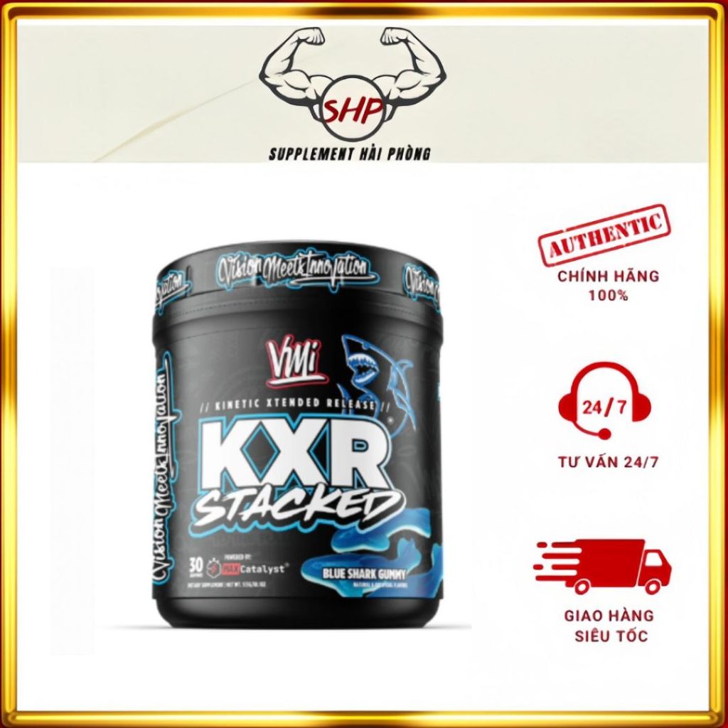 VMI KXR Stacked Pre-Workout ( 30 servings ) Hỗ Trợ Tỉnh Táo & Pump Mạnh -  Supplement Hải Phòng