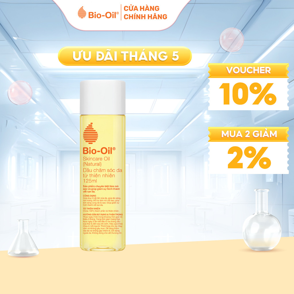Dầu chăm sóc da từ Thiên Nhiên BIO-OIL SKINCARE OIL (NATURAL) 125ML