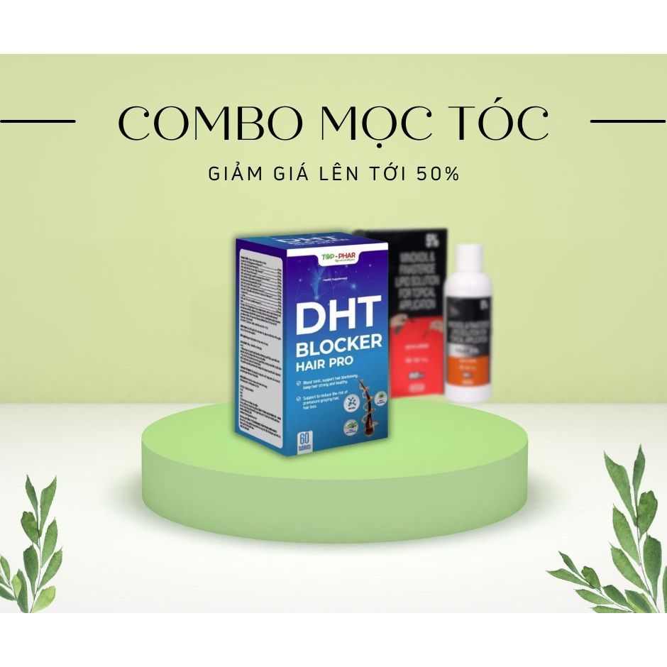 [Tặng Peo Mix] DHT Blocker Hair PRO Chống DHT - Mọc tóc - Giảm Rụng - F5 Mái tóc