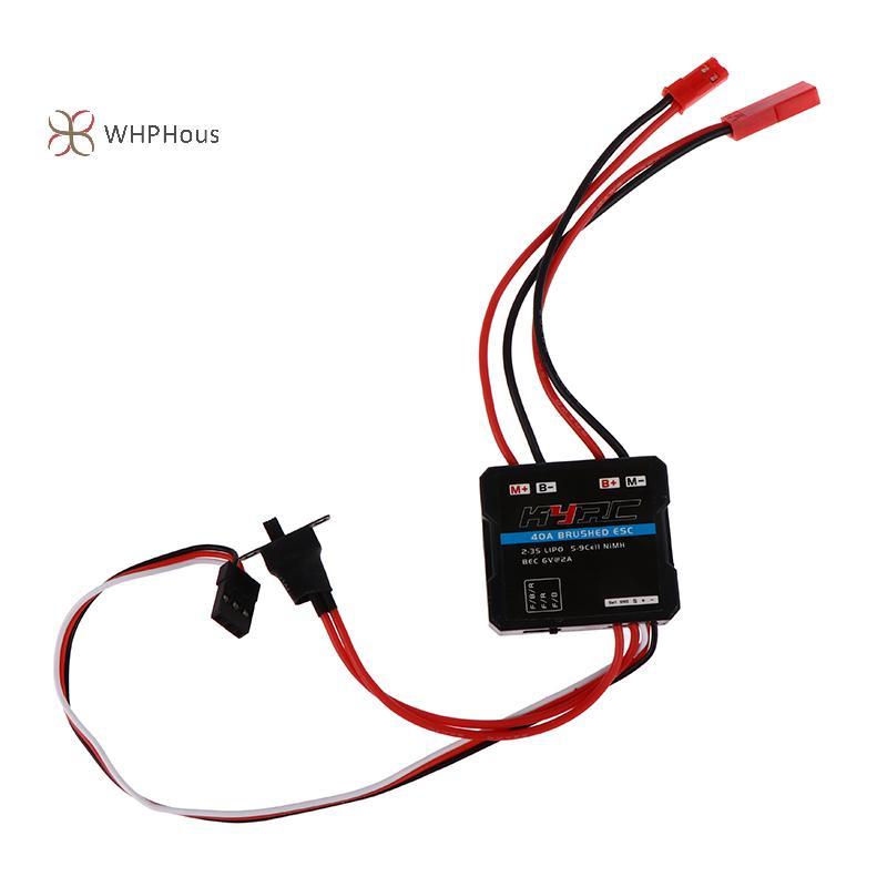 < WHPHous-t > Bộ điều khiển tốc độ điện tử ESC chải 40A cho WPL C24 C34 MN D90 MN99S MN86S