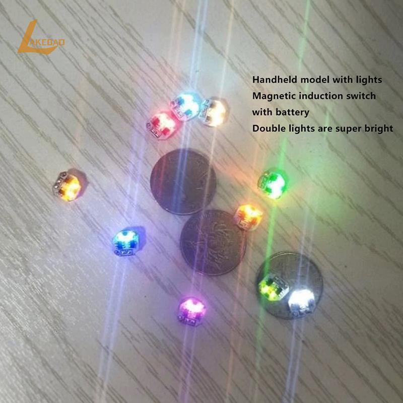 [LAKEBAO] 1Pc LED Magnetron Light Modeling Led Bright Wireless Lamp DIY Toys Model Đèn cảm ứng từ tí