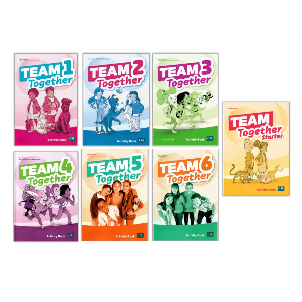Sách - Team Together 2019 - Pearson- 7 cấp độ - Bản đẹp in màu