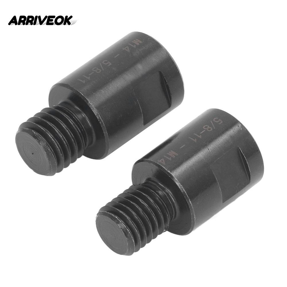 ARRIVEOK 2 Bộ chuyển đổi máy mài góc, M10 Nữ sang M14 Nam M14 Nữ sang M10 Nam Bộ chuyển đổi ren / Bộ