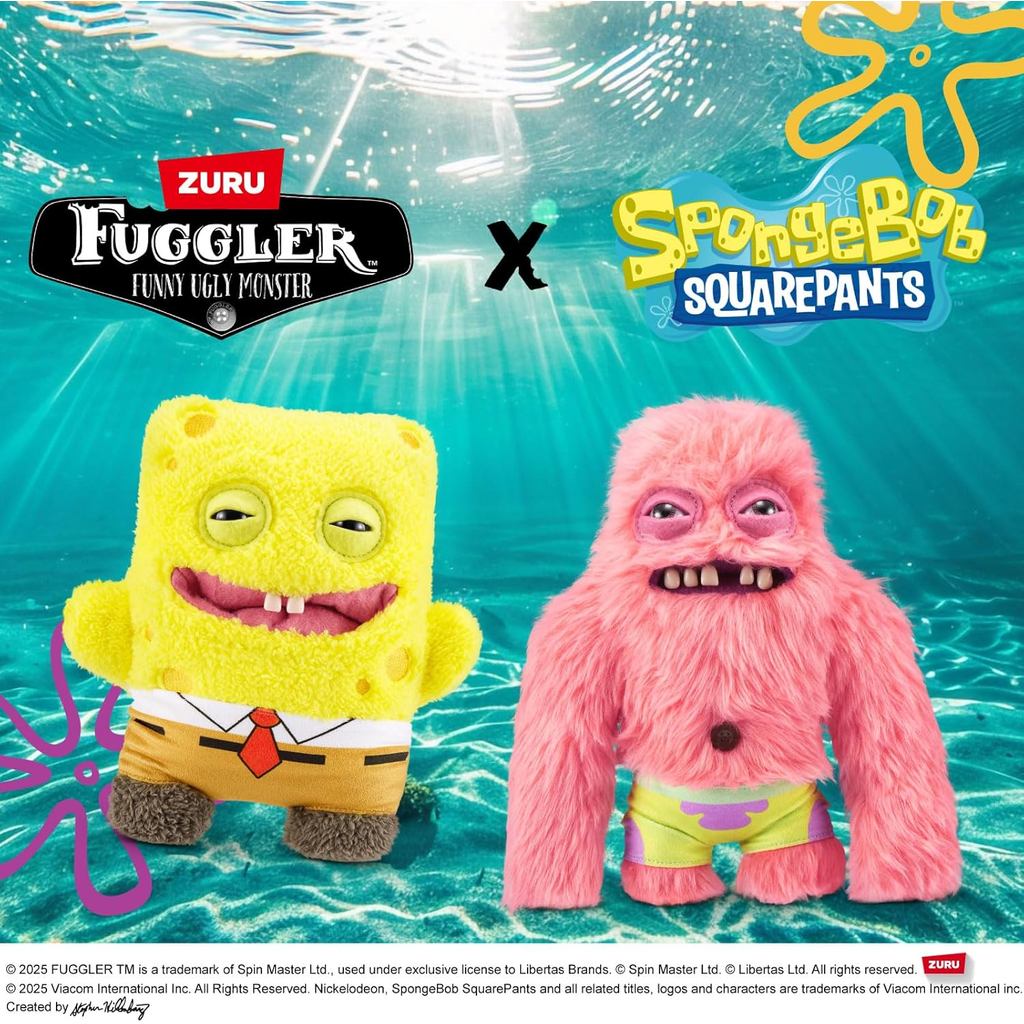 Fuggler SpongeBob SquarePants Plush Toy Collection