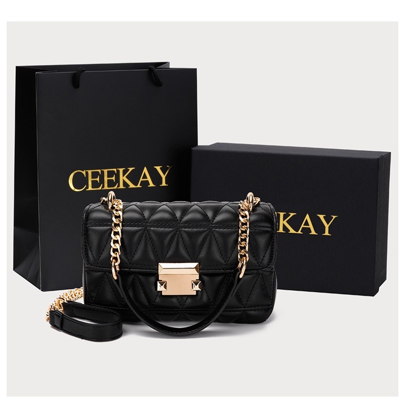 OB8 [SẴN SÀNG MK100] Túi đeo vai nữ Túi xách nữ Túi xách nữ Hương thơm nhỏ Túi dây xích kim cương