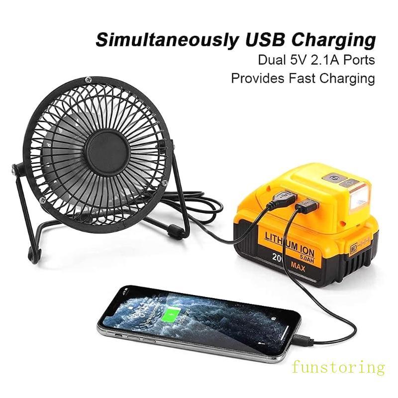 Nguồn điện Lithium FUN 14 4 18V Đèn khẩn cấp gia đình cho DCB090