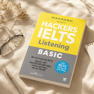 Sách - Hackers Ielts Basic Listening - Dành cho band 3.0-5.5 - Kèm lời giải chi tiết (Gamma Books)
