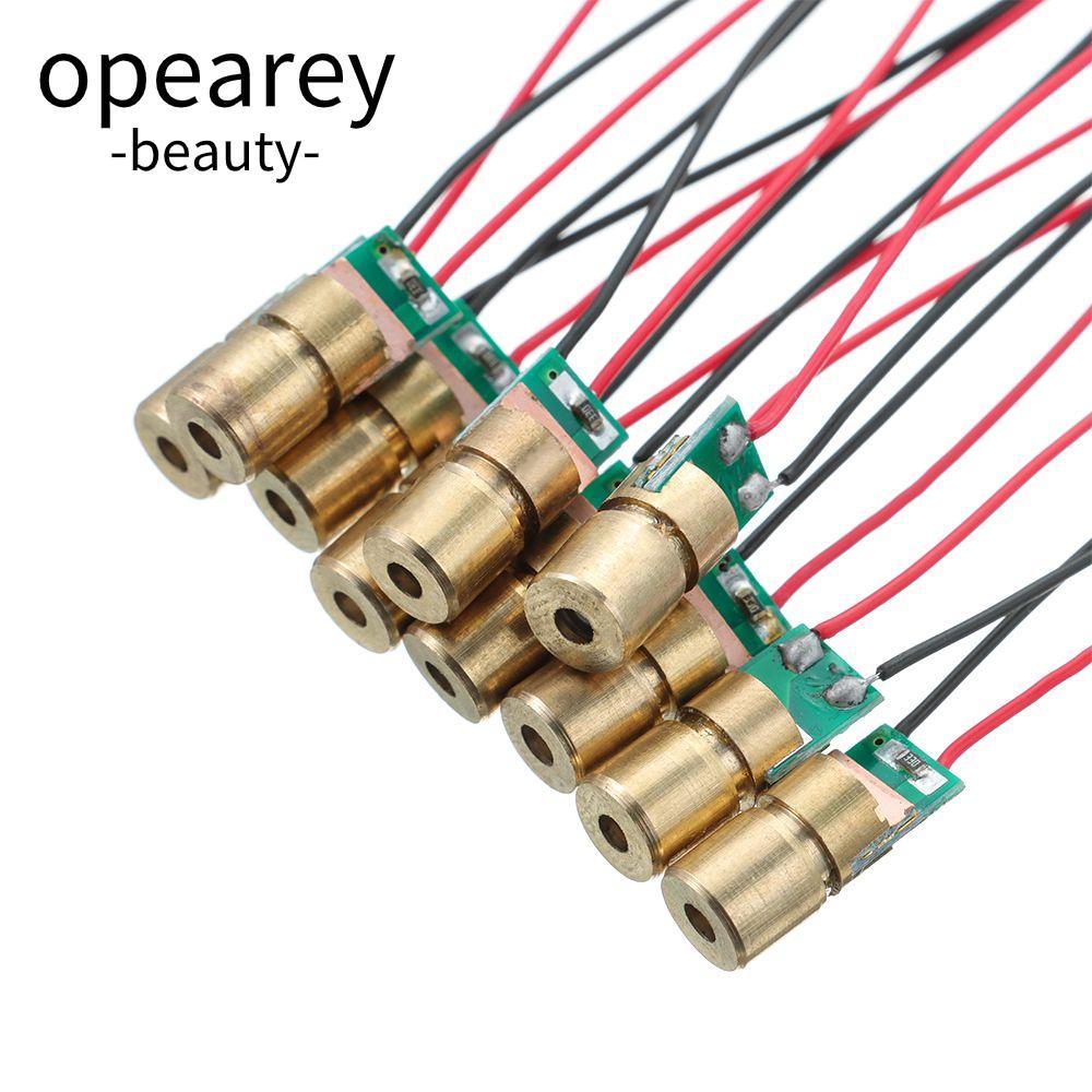 OPEAREY 1 / 3 / 5 / 10pc Điốt Laser Mini 5 triệu watt Đầu Đồng 650nm 6mm 3V