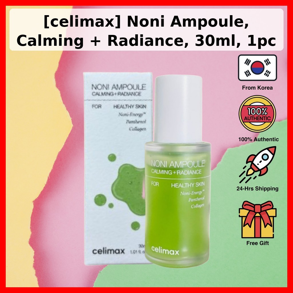 [celimax] Noni Ampoule, Calming + Radiance, 30ml, 1 cái / Noni Ampoule Hàn Quốc / Radiance Boost của
