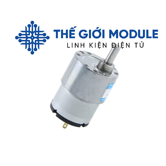 [Có sẵn] Động cơ DC giảm tốc JGB37-520 12V - thegioimodule